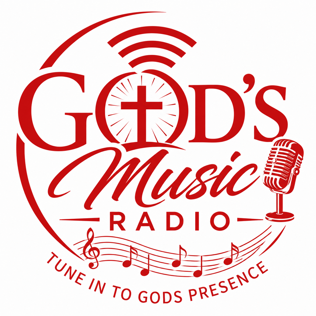 God's Music Radio Logo